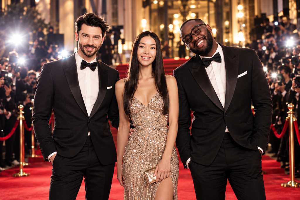 Animation pour soirée de prestige, gala tapis rouge